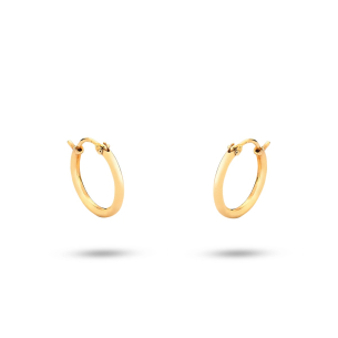 Brinco Argola em Ouro Amarelo 18K  