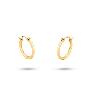 Brinco Argola em Ouro Amarelo 18K  