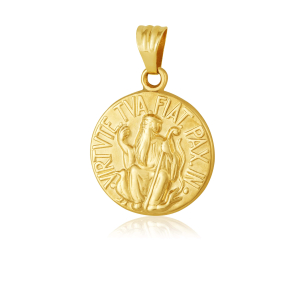 Pingente São Bento em Ouro Amarelo 18K