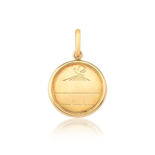 Pingente Eucaristia em Ouro Amarelo 18K 