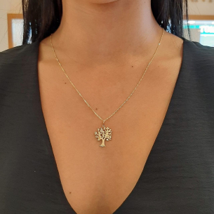 Pingente Ouro Amarelo 18K com Diamante