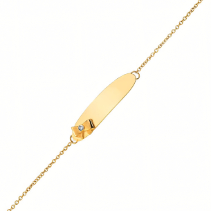 Pulseira Infantil em Ouro Amarelo 18K
