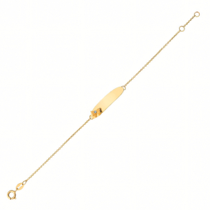 Pulseira Infantil em Ouro Amarelo 18K