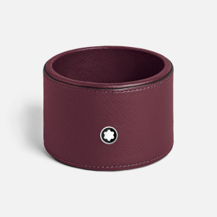 Bandeja de Mesa Montblanc in Cassis Leather (Medium)