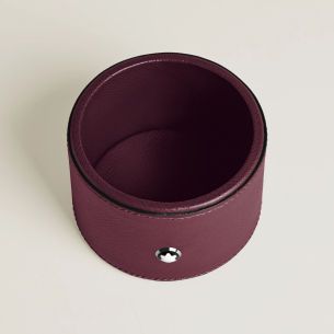 Bandeja de Mesa Montblanc in Cassis Leather (Medium)