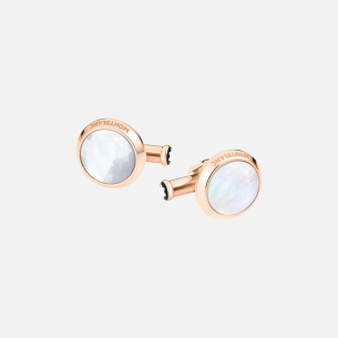 Abotoaduras Montblanc Meisterstück Rose Madrepérola