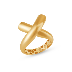 Anel em Ouro Amarelo 18k Câlin Cruzado