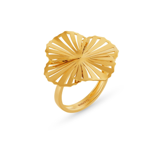 Anel em Ouro Amarelo 18k Coquillage 