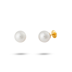 Brinco em Ouro Amarelo 18K com Pérolas  