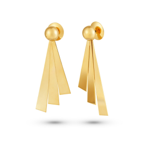 Brincos Espora Longa em Ouro Amarelo 18K