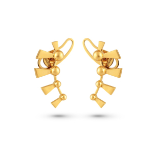 Earcuff Espora em Ouro Amarelo 18K