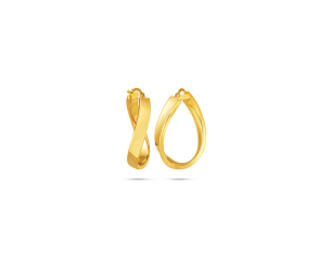 Brinco Argola em Ouro Amarelo 18K  
