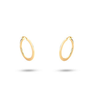 Brinco Argola em Ouro Amarelo 18K  