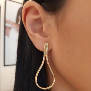 Brinco Argola em Ouro 