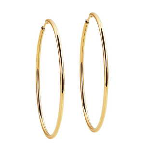 Brinco Argola em Ouro Amarelo 18K  
