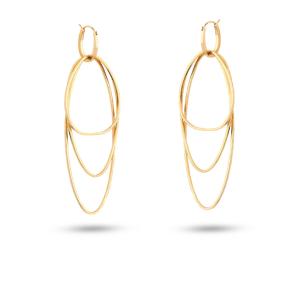 Brinco Argola em Ouro Amarelo 18K  
