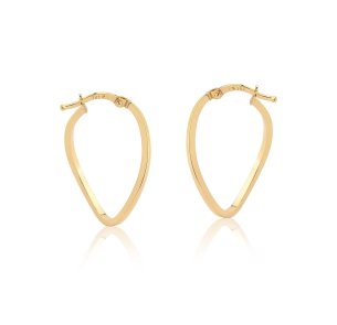 Brinco Argola em Ouro Amarelo 18K  