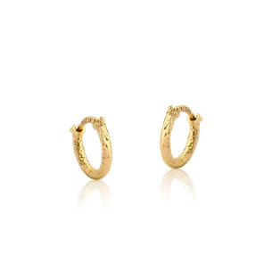 Brinco argola em Ouro Amarelo 18K  