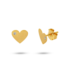 Brinco com Diamantes em Ouro Amarelo 18K	