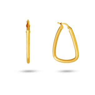 Brinco Argola em Ouro Amarelo 18K  