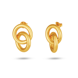 Brinco Argola em Ouro Amarelo 18K  