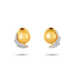 Brinco em Ouro Amarelo 18K com 0,22 ct de Diamantes