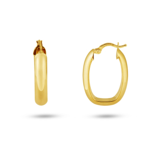 Brinco Argola em Ouro Amarelo 18K  