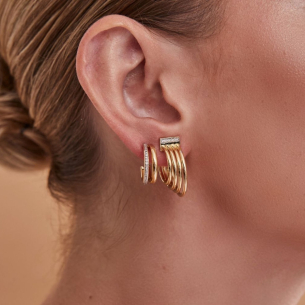 Brinco em Ouro Amarelo 18K 