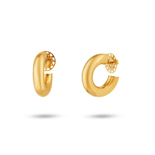 Brinco Argola em Ouro Amarelo 18k