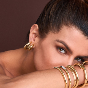 Brinco Argola em Ouro Amarelo 18k