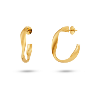 Brinco Argola em Ouro Amarelo 18K