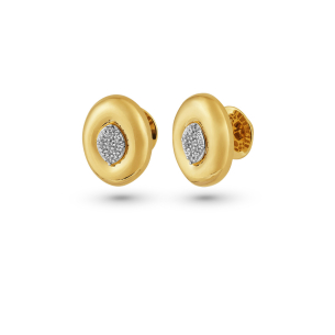 Brinco em Ouro Amarelo 18K com Diamantes 