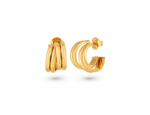 Brinco Argola em Ouro Amarelo 18K