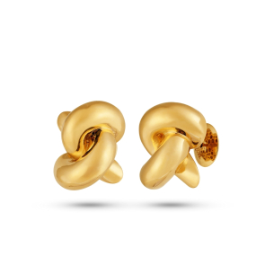 Brinco em Ouro Amarelo 18k Versátil Noeud