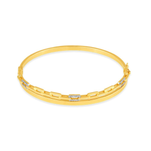Pulseira com Diamantes em Ouro Amarelo 18K