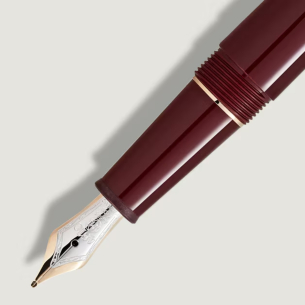Caneta Montblanc Tinteiro Meisterstück Burgundy Red Classique