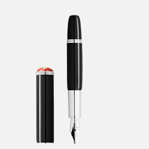 Caneta Montblanc Tinteiro Heritage Rouge et Noir "Baby" - Edição Especial