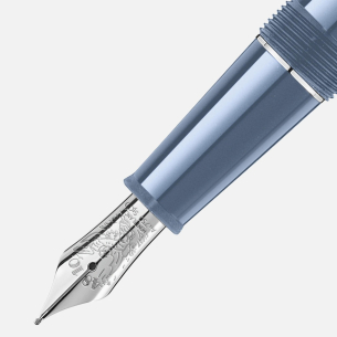 Caneta Montblanc Tinteiro Meisterstück Glacier Doue