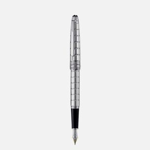 Caneta Montblanc Tinteiro Meisterstuck Solitaire Platinum
