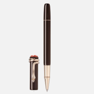 Caneta Montblanc Rollerball Heritage Rouge et Noir marrom tropical Special Edition