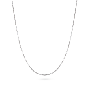 Corrente Veneziana Fina em Ouro Branco 18K