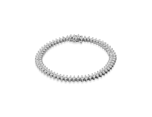 PULSEIRA OURO BRANCO 18K DIAMANTE