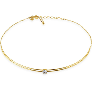 Choker em Ouro Amarelo 18K com topázio