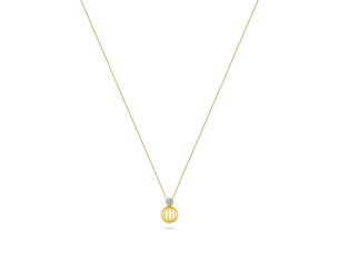 Gargantilha em Ouro Amarelo 18K com Diamantes  