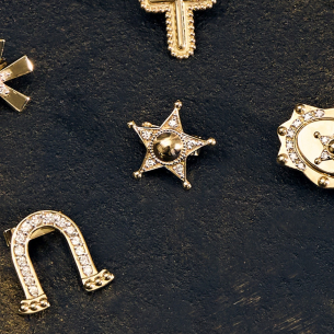 Clips Estrela em Ouro Amarelo 18K com Diamantes