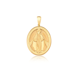 Pingente Nossa Senhora em Ouro Amarelo 18K
