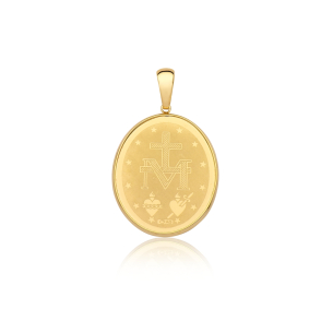 Pingente Nossa Senhora em Ouro Amarelo 18K