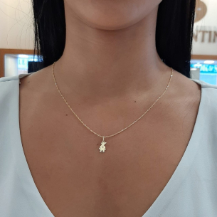 Pingente Ouro Amarelo 18K menino 