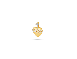 Pingente Ouro Amarelo 18K com Diamante  