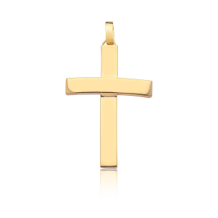 Pingente Cruz em Ouro Amarelo 18K